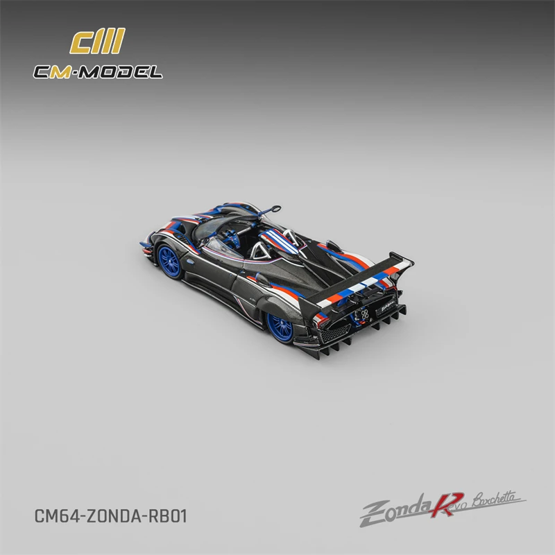 Preventa CM modelo 1:64 Pagani Zonda Revo Barchetta 1of1 colección de modelos de coches fundidos a presión miniatura