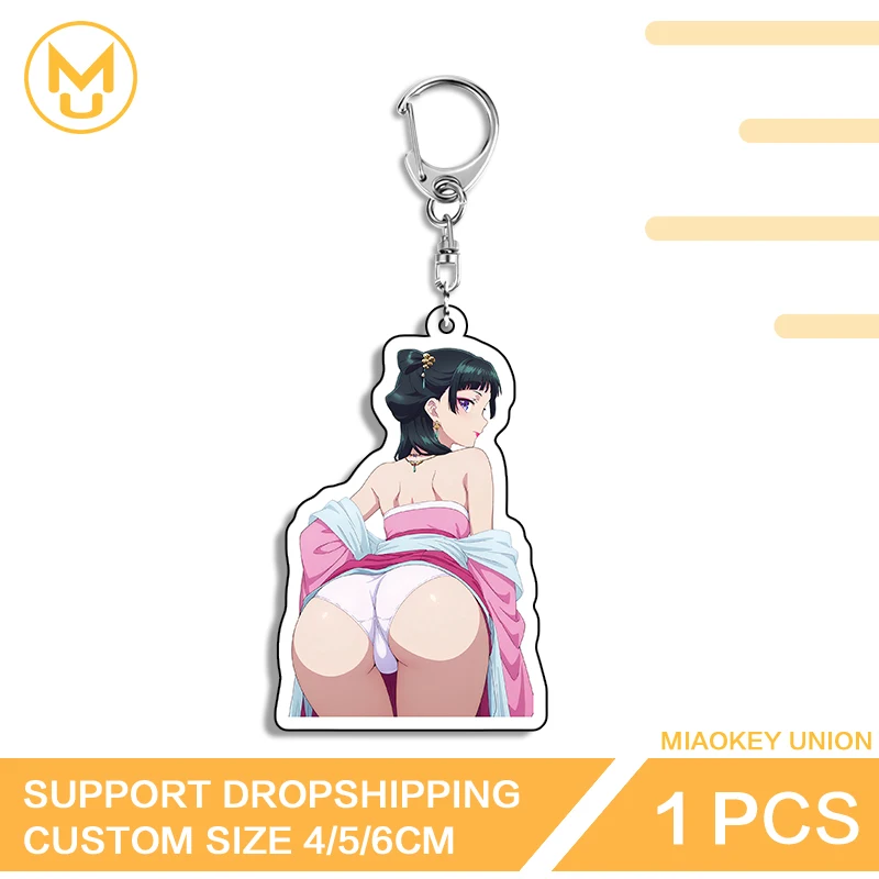 Llaveros populares de doble cara Maomao con trasero grande, disfraces ligeros de guardia avanzada, joyería, mochila afuda, mochila escolar, decoración DIY