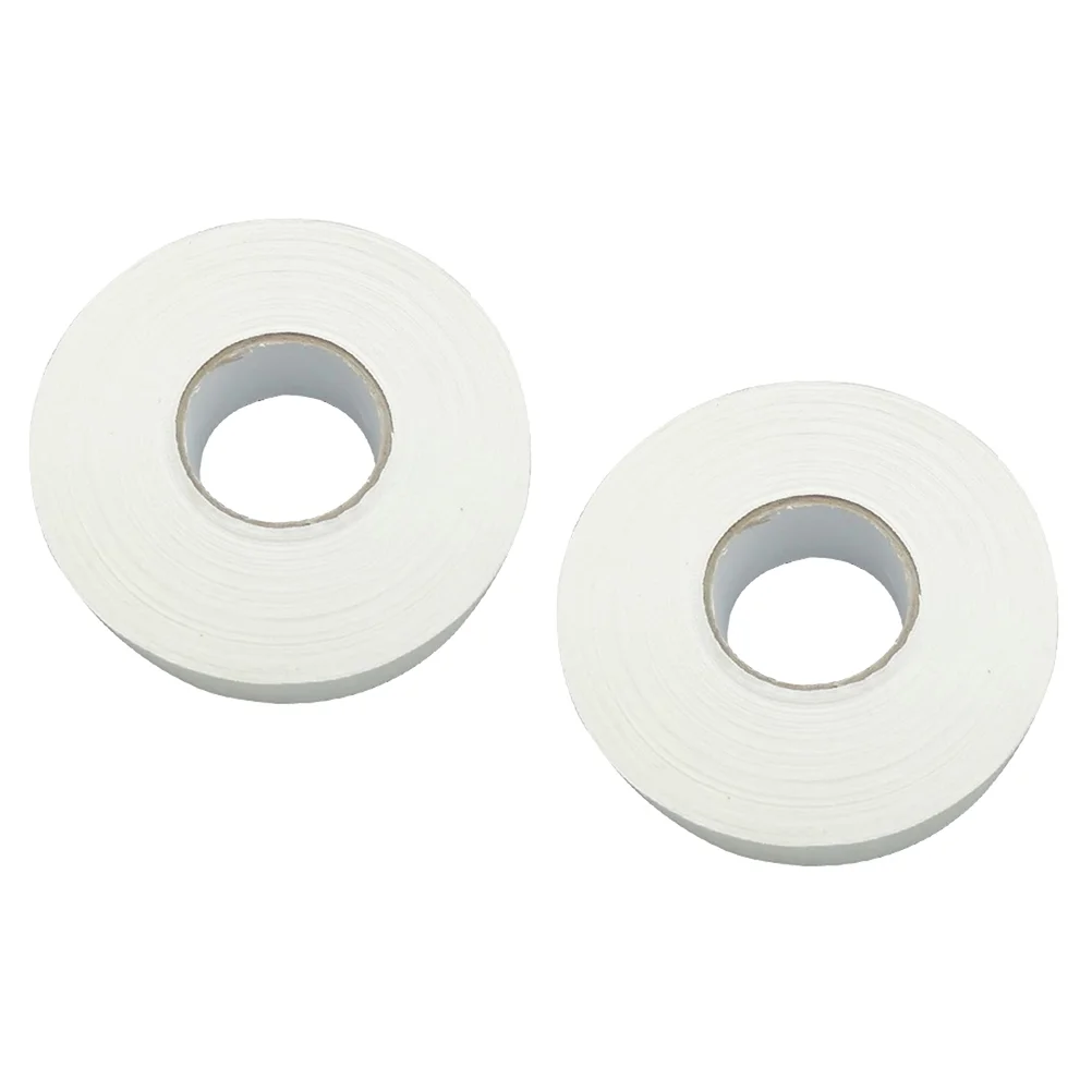 2 Pcs 20M Hockey Stick Tape Sticky Tape Anti-slip Sports Waterproof Tape Hockey Stick Wrapper for Practice Sports Use (White)