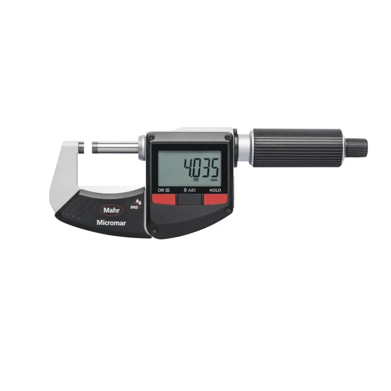 

Mahr Micromar 40EWR Digital Outside Micrometers IP65 Proof Without SPC Data Output 0-25/25-50/50-75/75-100mm 4157011 4157012