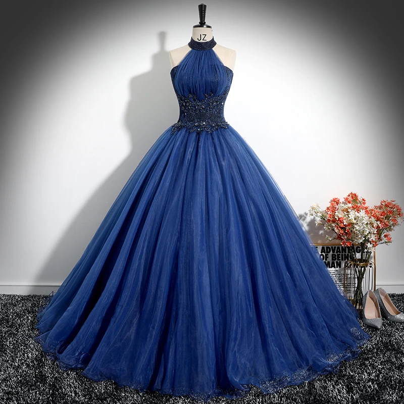 

Classic Halter Party Dresses 15 Quinceanera Dresses Ball Gown Elegant Prom Dress Customized 15 Years Princess Dress