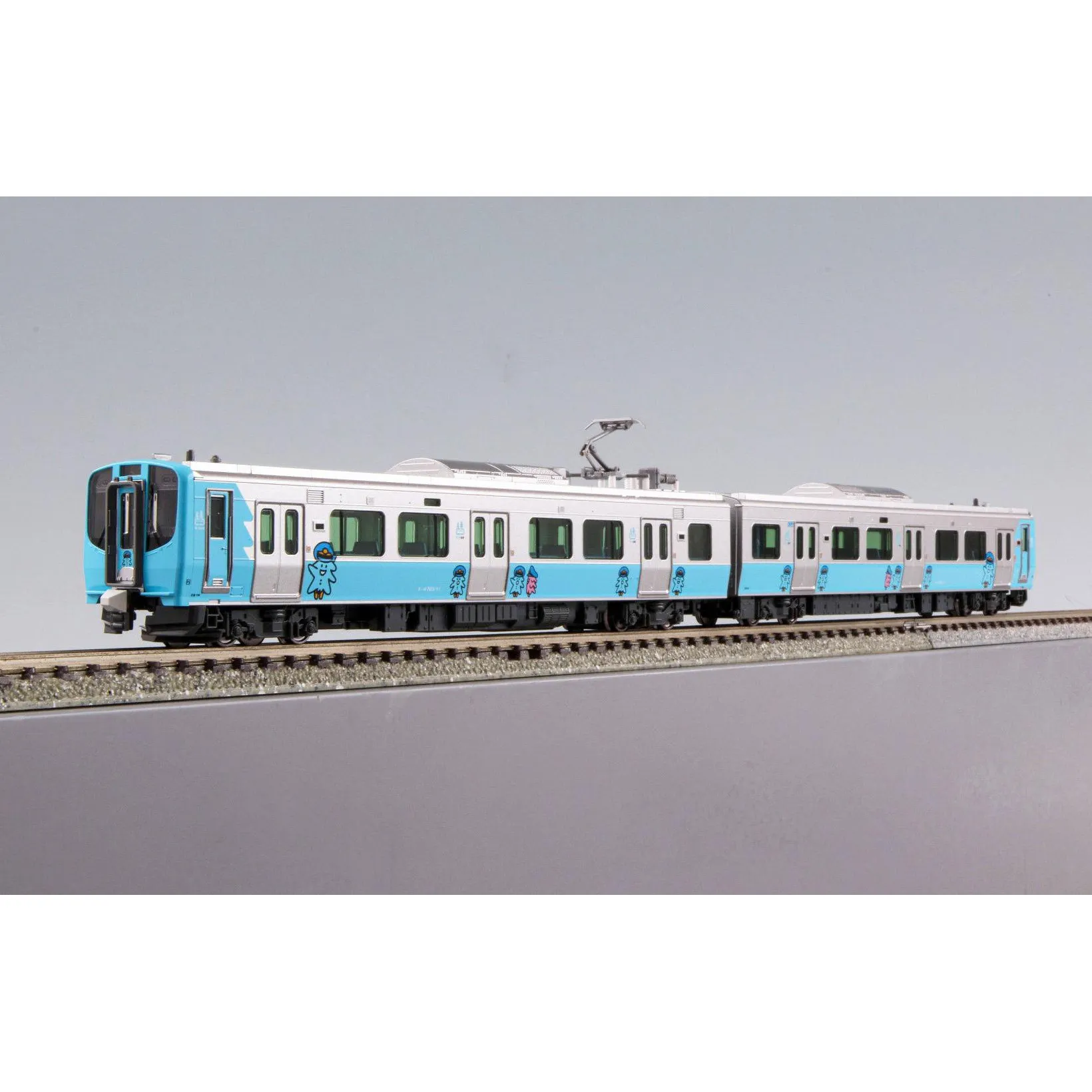 KATO N-type 1/160 treinmodel, Aomori 703-serie, pendeltraing, 10-2183, gemotoriseerd, 2-waggon model, geschikt als speelgoed voor volwassenen, ideaal als cadeau.