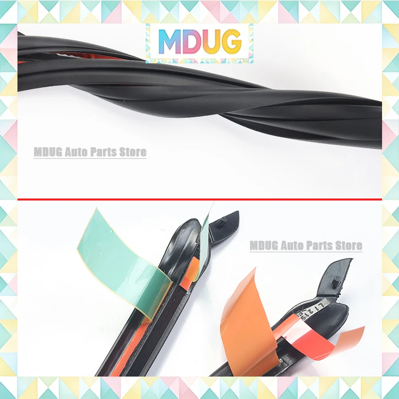 MDUG For 2008-2022 Lexus LX570 GX460 GX400 LX 570 GX 460 400 Car Door B Pillar Rubber Sealing Strip Exterior Modification Access