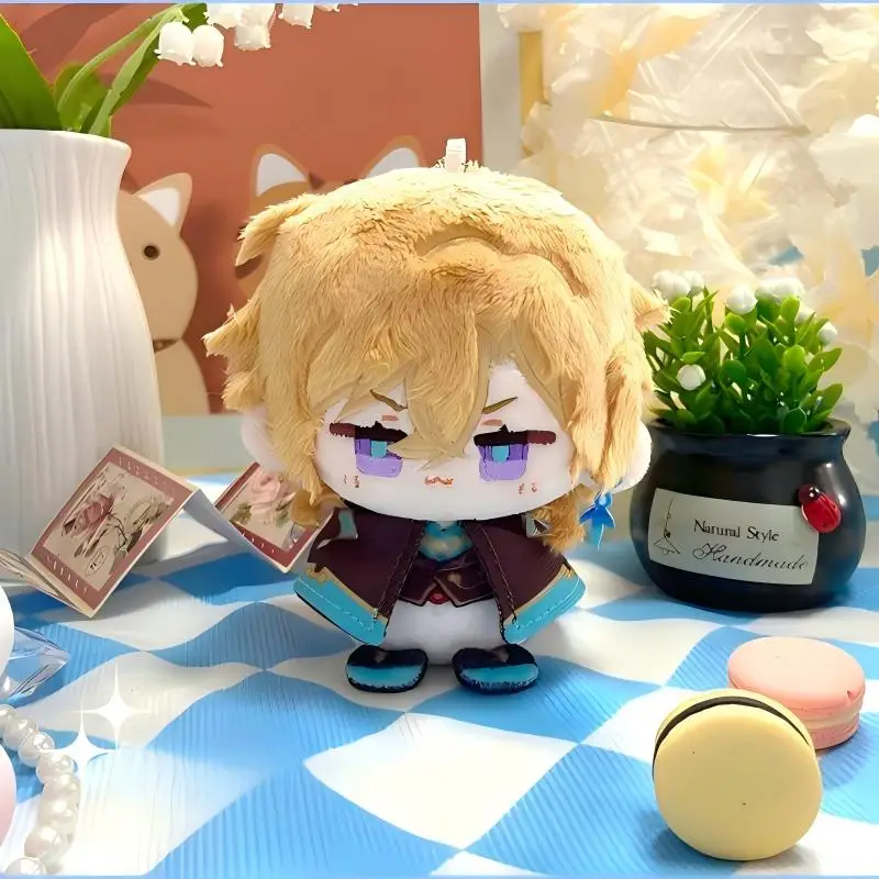 

Star Dome game merchandise Sambo Gold Truth Anime Sunday Huangquan huahuo Small Sitting Plush Cotton Doll Pendant