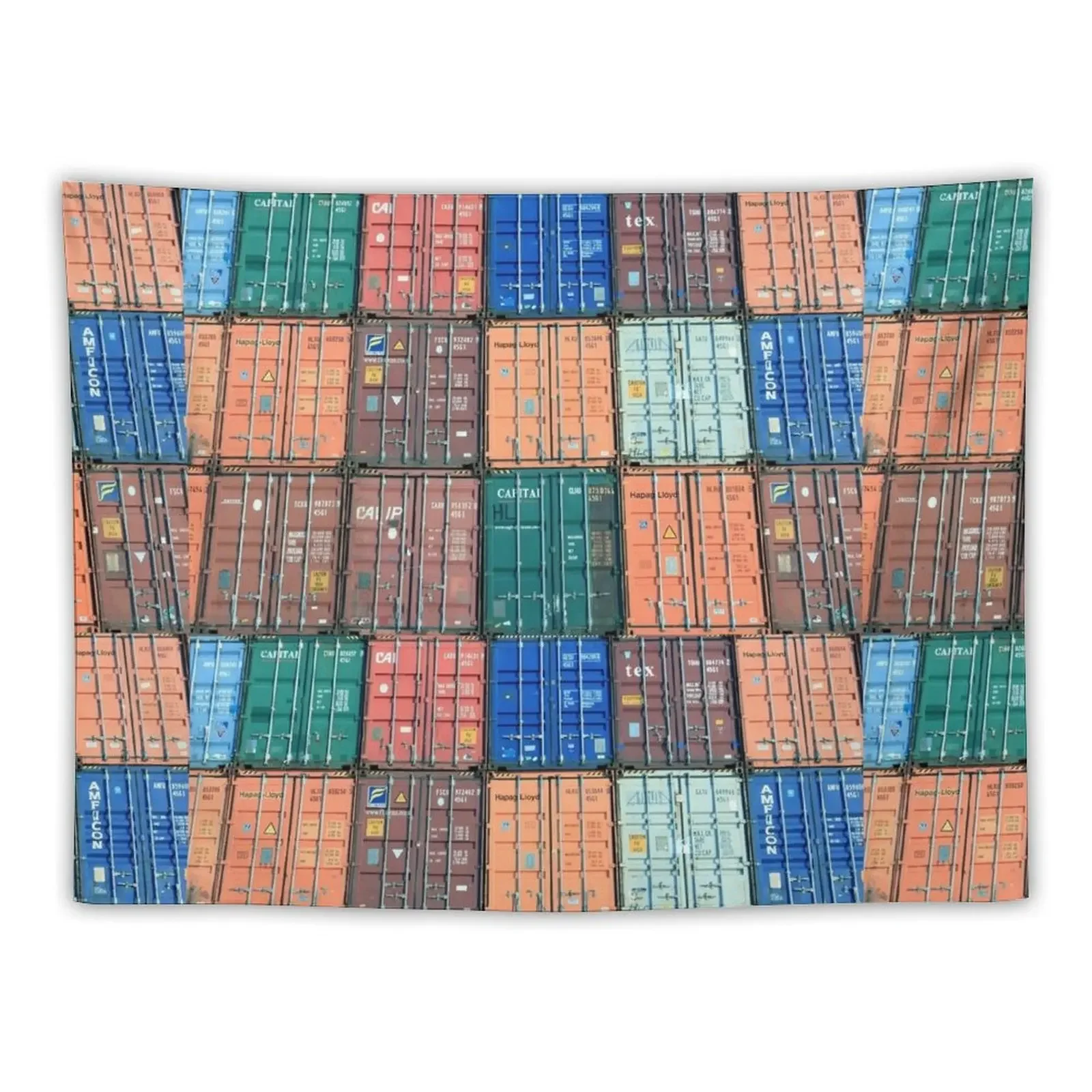 

For the Love of Shipping Containers Tapestry Room Decorations Aesthetic Wall Decor Tapestry