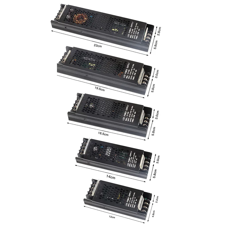 Lighting Transformer For LED Strip Light AC 110~240V to DC12V 24V