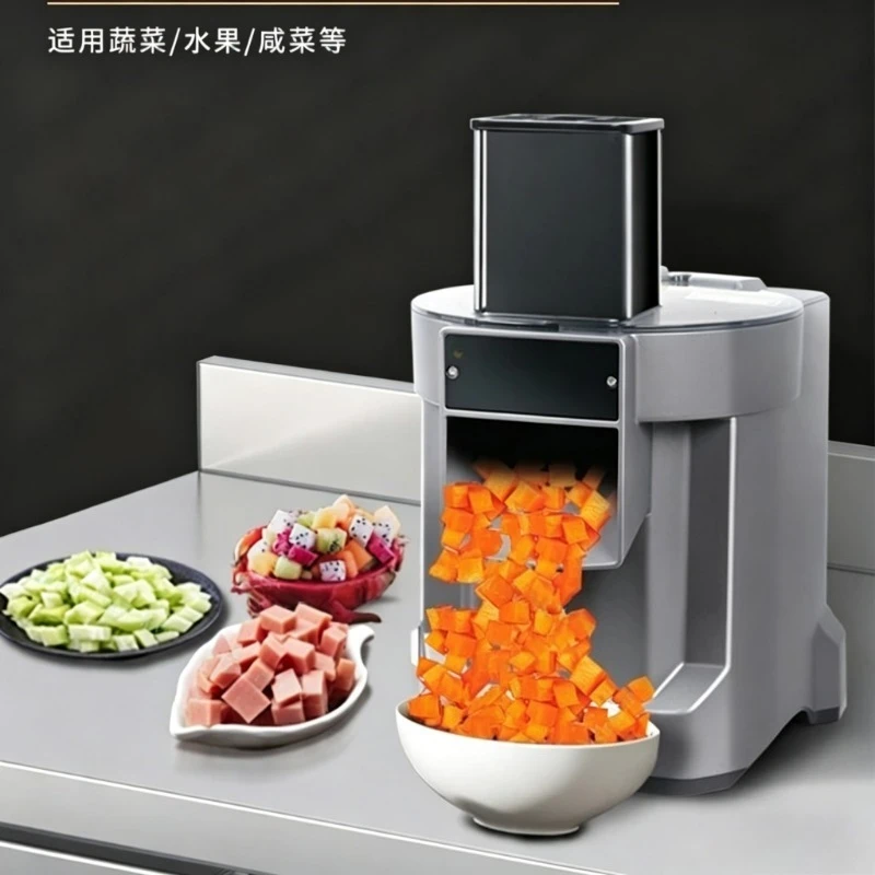 Slicer and Dicer Vegetable Shredding Machine & 3 Knife Disc 110V 220V Electric Food Processor Vegetable, Carrot Potato Chopper
