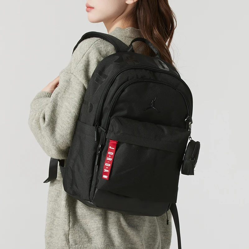Nike Backpack Original Men's and Women's Bag Student School Bag Computer Bag Sports Casual Backpack Jd2513158Ad-001-1