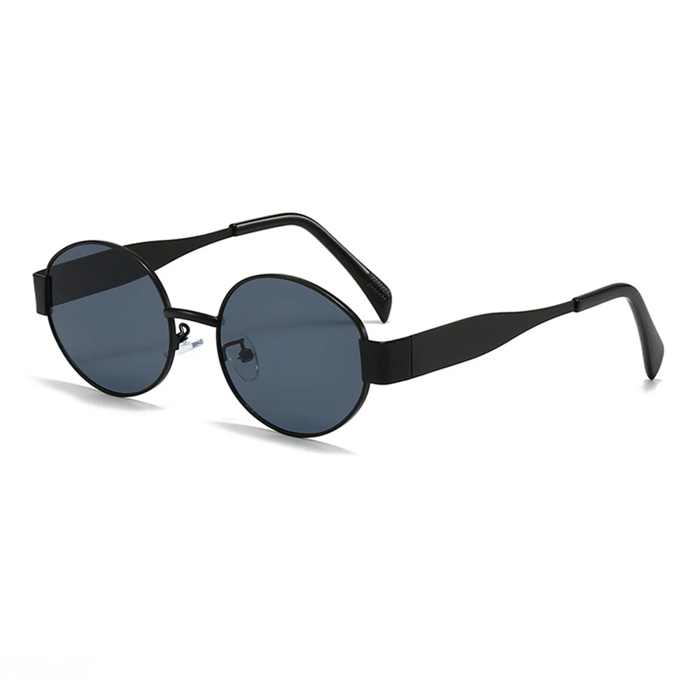 Vintage Small Oval Alloy Sunglasses Women Men Fashion Brand Elegant Sexy Sun Glasses Ladies Trendy Driving Gradient Shades UV400 image 5