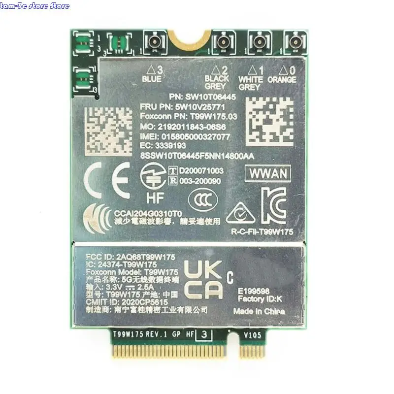 

D0UA T99W175 4G WWAN MODULE PCIE CARD Несколько полос для T14S X13