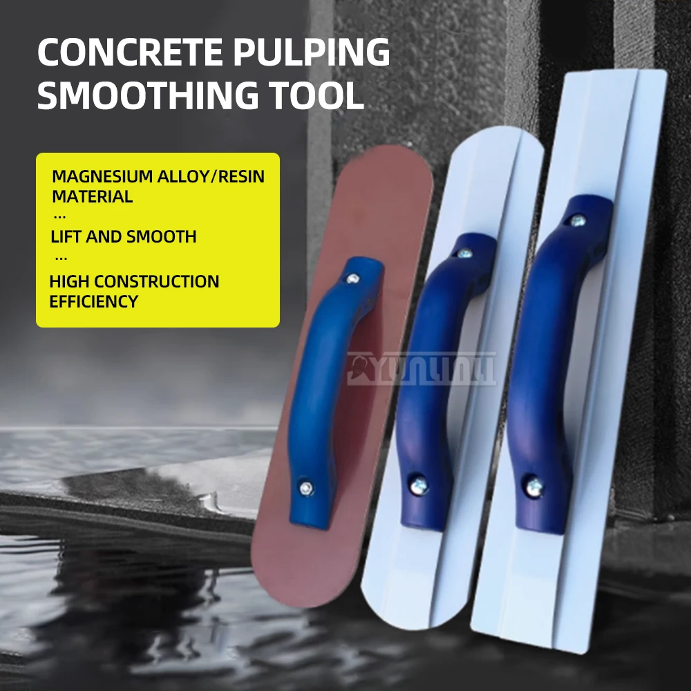 

2025 new 40/50/60cm Cement Float Margin Trowel Bucket Magnesium Alloy Concrete Finishing Trowel Spatula Construction Tools