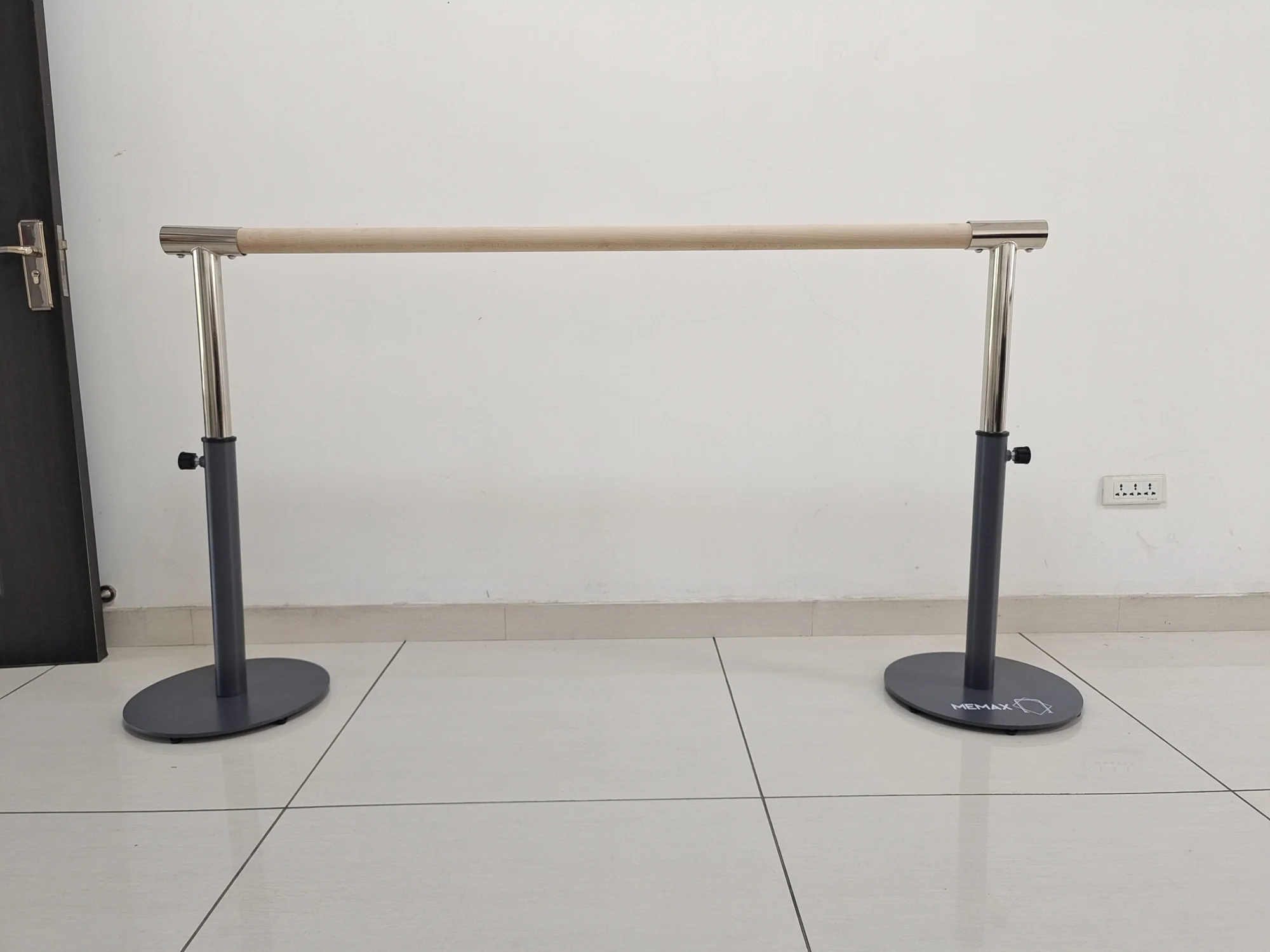 شريط باليه توازن منزلي قابل للتعديل، شريط رقص محمول للتدريب على الجمباز من الفولاذ للأطفال والكبار