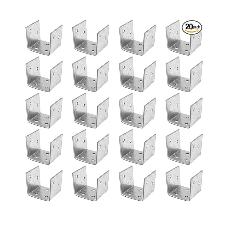 20 قطعة قاعدة آخر تناسب 2x2 آخر مرساة موصل الثقيلة الصلب تصاعد بين قوسين دعم ل سطح السفينة درابزين دعم لوحة مرساة #2