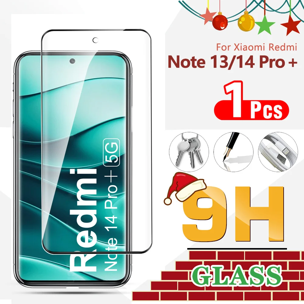 protective glass For Xiaomi Redmi Note 14 Pro Plus 5G 13 Pro＋ Full glue curved screen protector Readmi Note13 note14proplus 2024