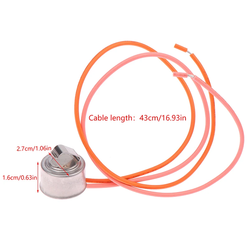 Wr50x10068 Kühlschrank Abtau thermostat passend für allgemeinen elektrischen Hotpoint ap3884317 wr50x10054 1170024 Zubehör