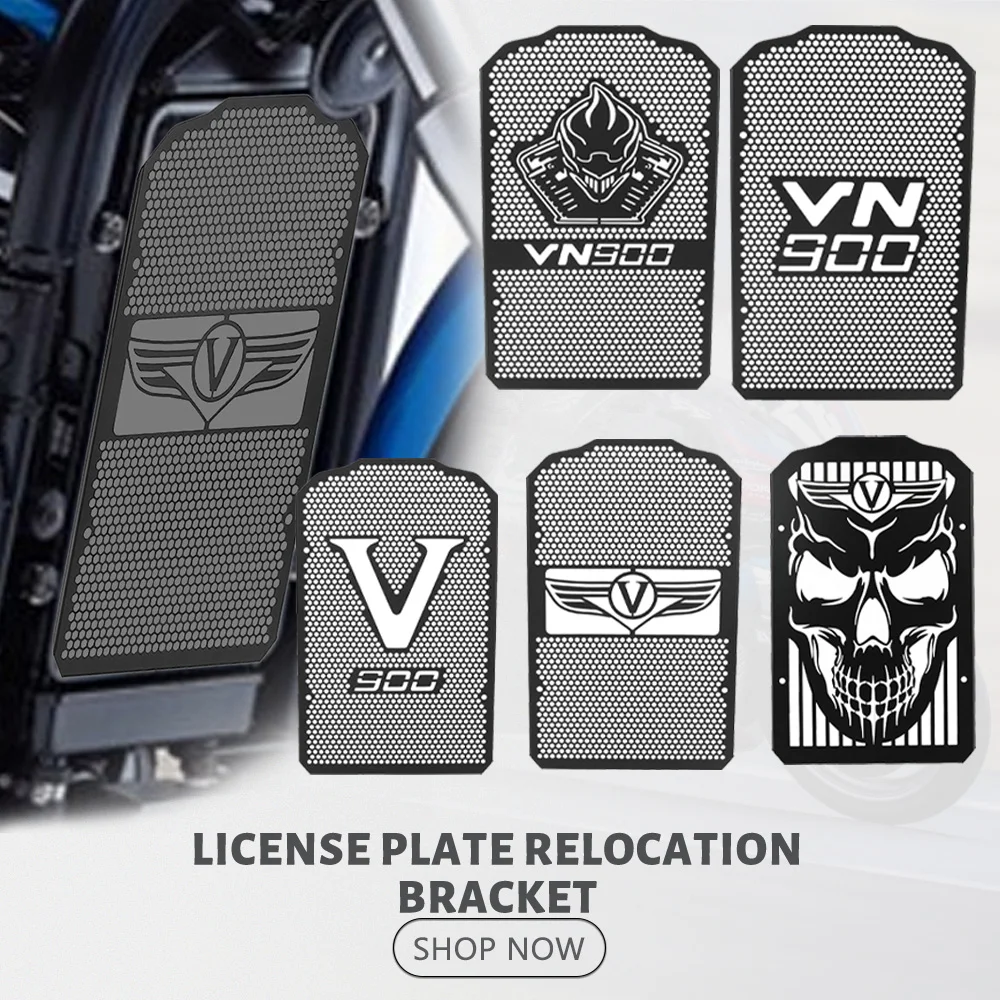 

FOR KAWASAKI Vulcan 900 Custom VN 900 VN900 Custom Radiator Cover Bezel Grille Guard Protector 2007-2024 2023 2022 2021 2020