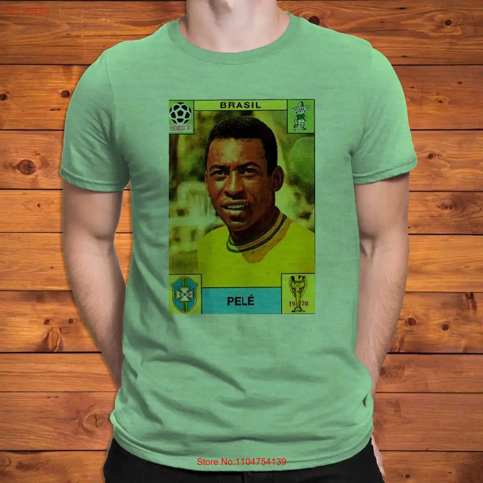 Vintage Original Pele Retro Postcard Super Soft T shirt vintage Washed graphic Casual Versatile Slightly streetwear Stylish
