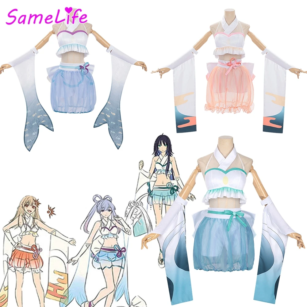 

Anime Cosmic Chou Kaguya Hime Iroha Sakayori Cosplay Fantasy Swimsuit Kimono Women Costume Disguise Halloween Female Outfits