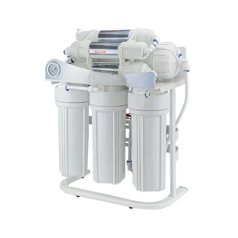 نظام تصفية مياه الشرب القلوي المعدني فائق الأمان للتناضح العكسي ذو 7 مراحل
