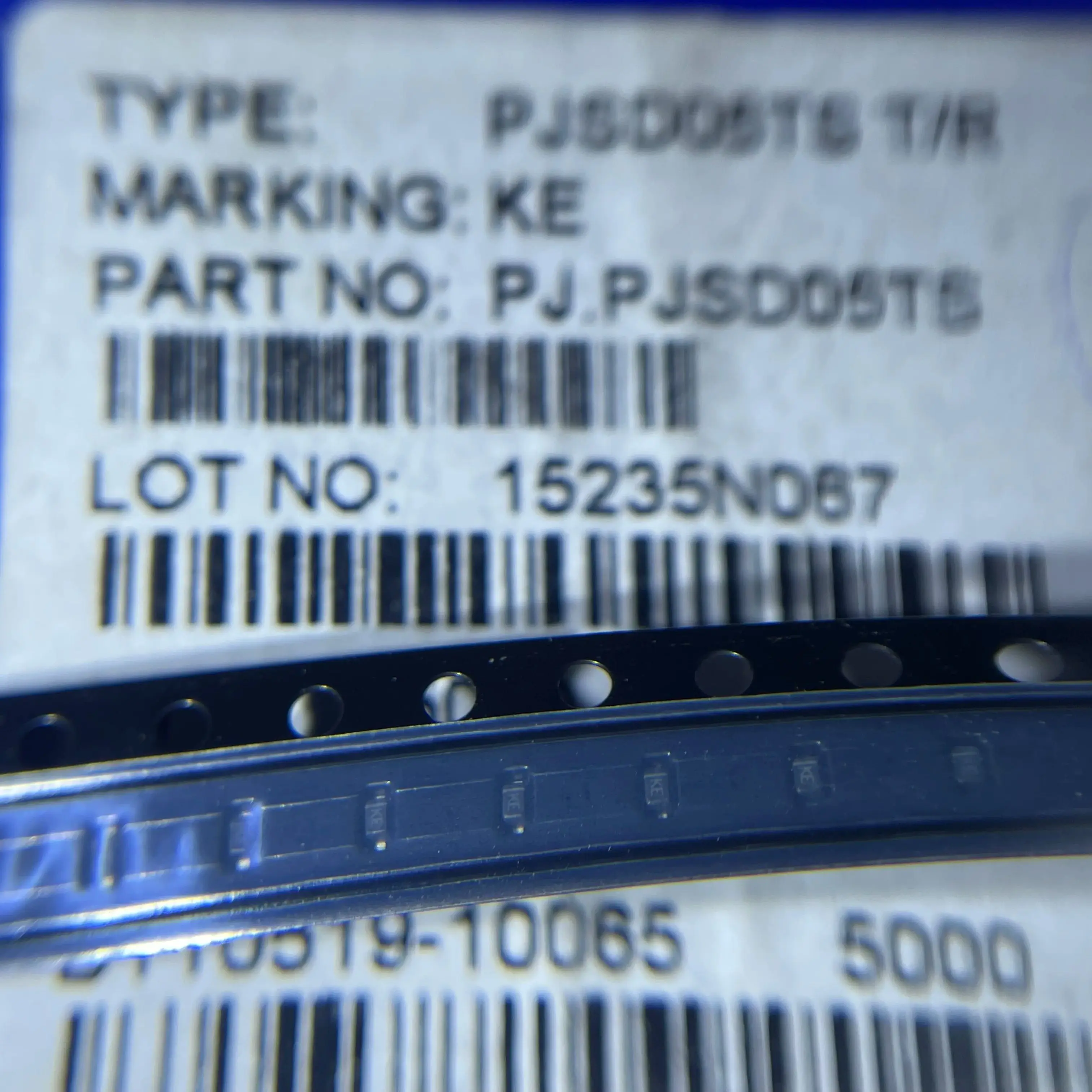 20PCS/lot 20pcs/lot PJSD05TS T/R  PJSD05TS_R1_00001   TVS DIODE 5VWM 9VC SOD523