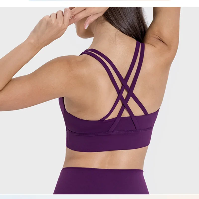 Solid Color Yoga Tight Sports Bras For Women Women's Fitness Zipper Bra Sportswear Woman Gym Training Female Crop Tops