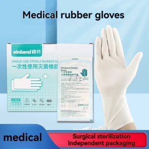 Lateks Eldivenler, Tek Kullanımlık Tıbbi Malzemeler, Tıbbi Malzemeler, Koruyucu Cerrahi, Steril, Latekssiz, 10 Çift 8 en çok satılan eldivenler (cerrahi) - no. 6