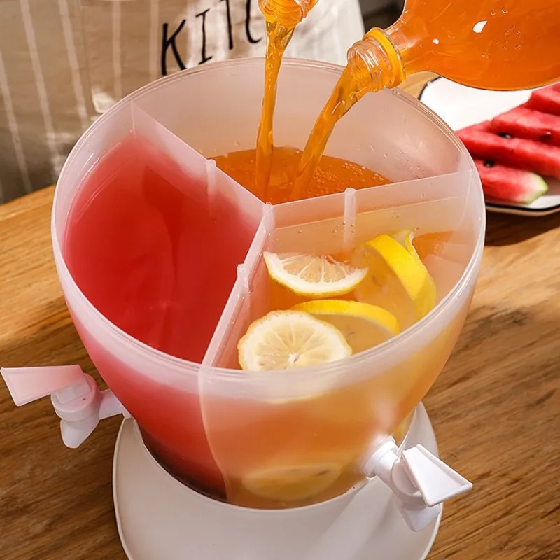 

Домашний вращающийся кастрюля для холодной воды, холодильник для гостиной, кастрюля для холодной воды с краном, модное ведро для льда с тремя сетками