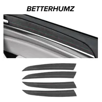 For BMW X5 E70 X6 E71 Made of Alcantara Car Interior Door Panel Trim Strips Performance Stickers 4pcs Auto Tuning Accessories