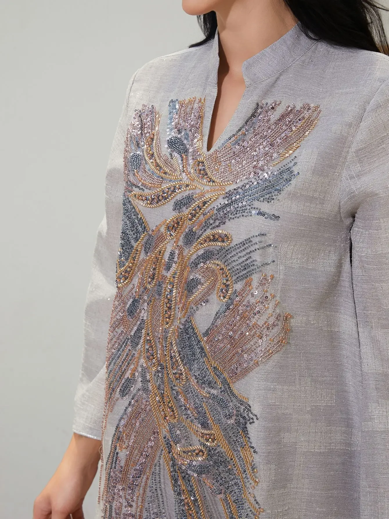 عباية عيد للنساء فستان إسلامي شبكي ترتر دبي فيستدوس لارجوس فساتين طويلة قفطان عربي رداء حفلة قفطان جلابية رمضان 2026