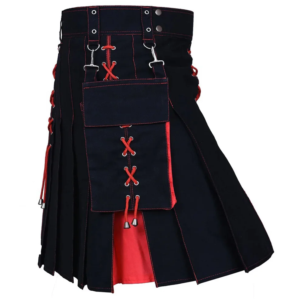 

Medieval Style Mens Ethnic Skirt Casual Event Casual Wear Ethnic Pattern Holiday Attire Short Length Slight Stretch