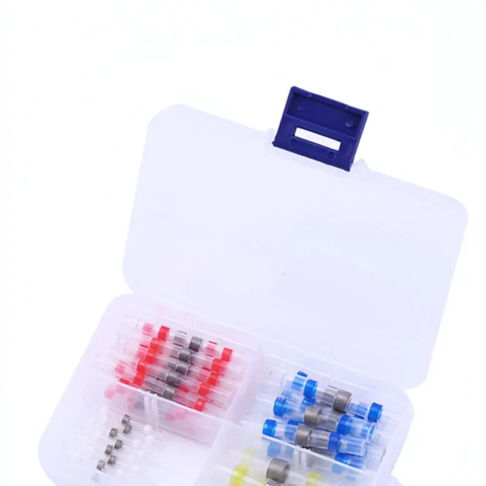Waterproof Wire Solder Seal Butt Terminals Heat Shrink Electrical Connector Kit Cable Splice For Qiyue Automotive Marine Wiring