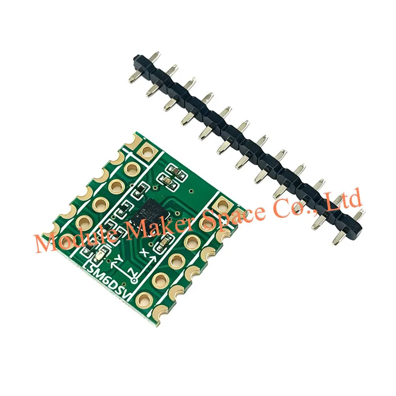 LSM6DSV 6-Axis Sensor Module, SPI/I2C Interface for DIY VR Motion Tracking Compatible with Open-Source Tracker Projects