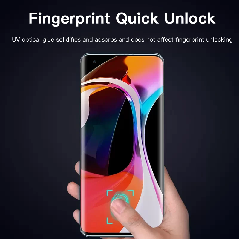 1-3PCS UV Tempered Glass For OPPO Realme 12 11 10 Pro Plus Full Cover Glue Curing For Realme12 Screen Protector