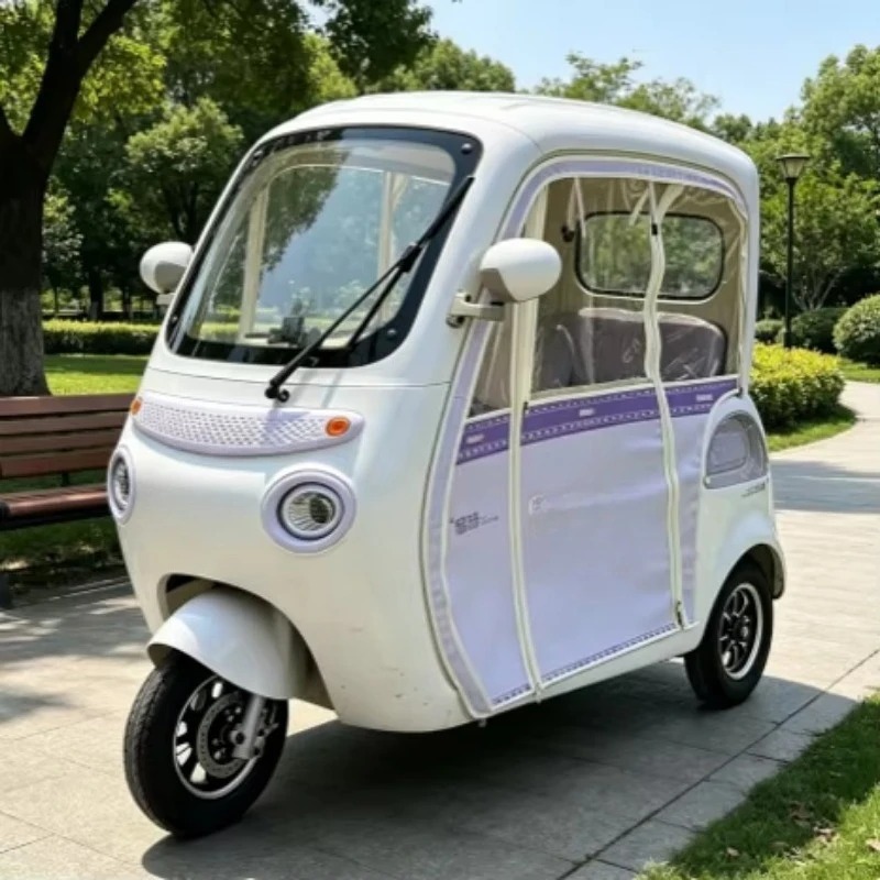 Optional Color Electric Tricycle Anti-slip Tires Stable Three-wheeled Electric Vehicle Suitable Daily Commuting Trips for Sale