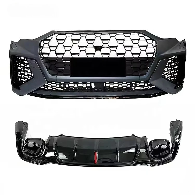 

STLF Q3 Conversion RS3 Front Bumper Bumper Rear Spoiler Upgrade RSQ3 Body Kit for Audis