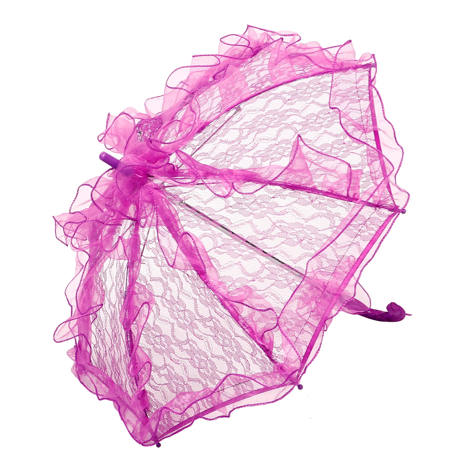 

Wedding Umbrella for Bride Ultraviolet Light Weeding Sombrilla Encaje Vintage Photo Props Photography Travel