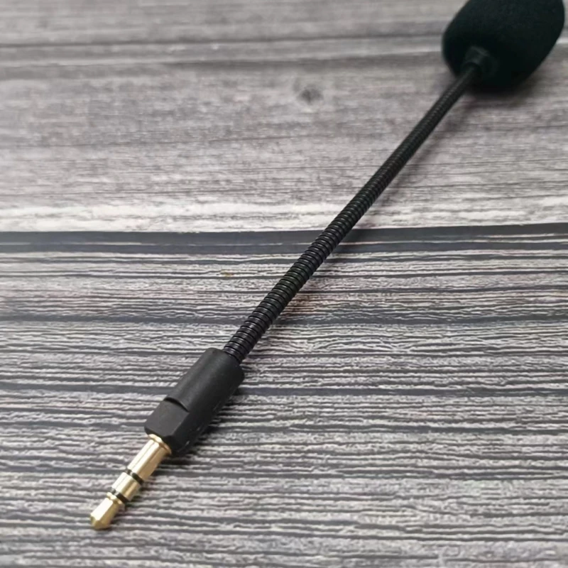 Elevates Your Gaming Experience with 3.5mm Detachable Boom Microphone Replacement Perfect for BarracudaX Headset