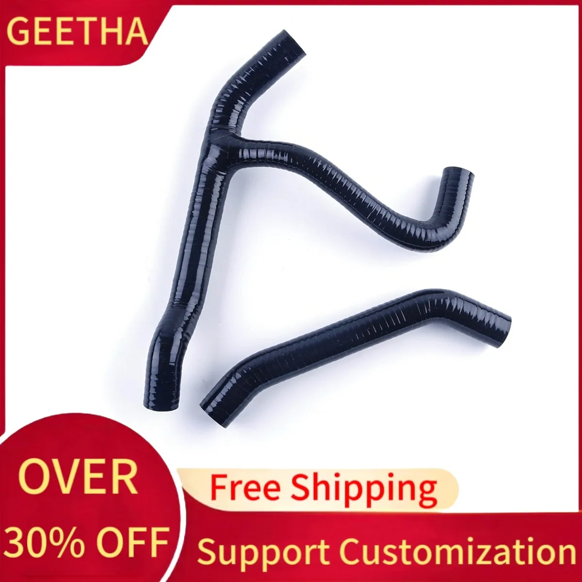 

For 2007-2011 Polaris Outlaw 450 MXR/ 525 IRS 525 S Silicone Radiator Y Hose Kit