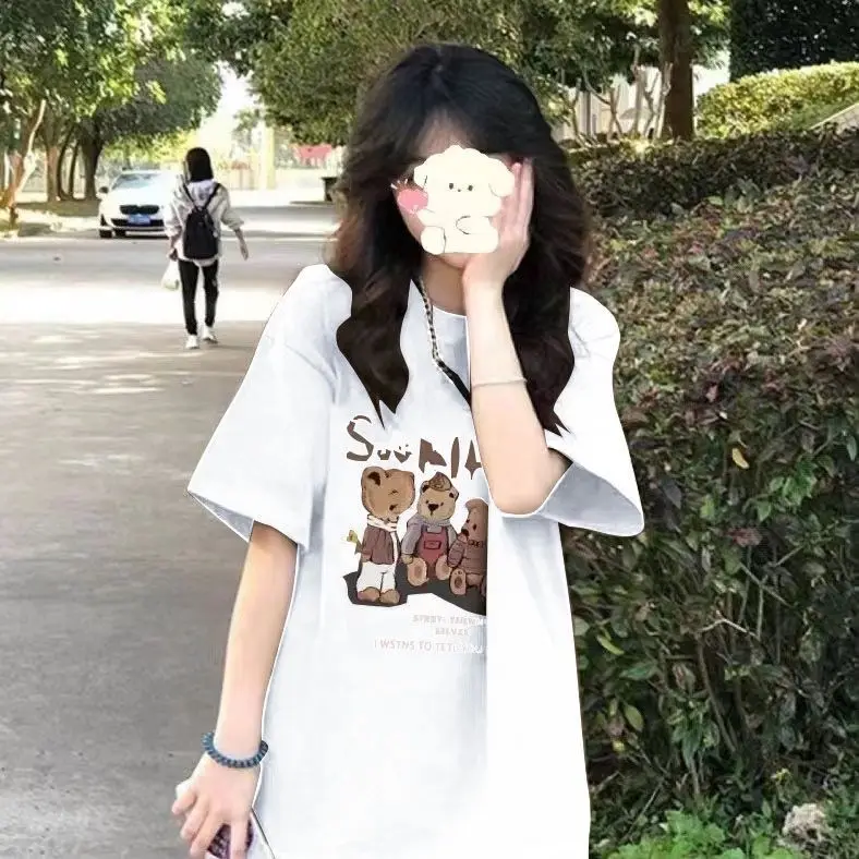 

Футболки с короткими рукавами, женские хлопковые облегающие вечерние стильные модные летние женские наряды с цветочным узором