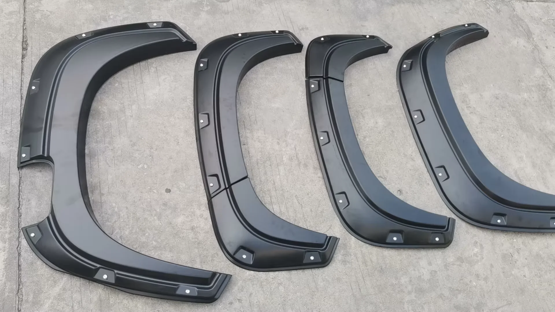 Pickup Truck Conversion Kit Wheel Arch Wheel Eyebrow Fender Flares with Decoration Bolts for Triton L200 MR MQ Strada 2019-2022
