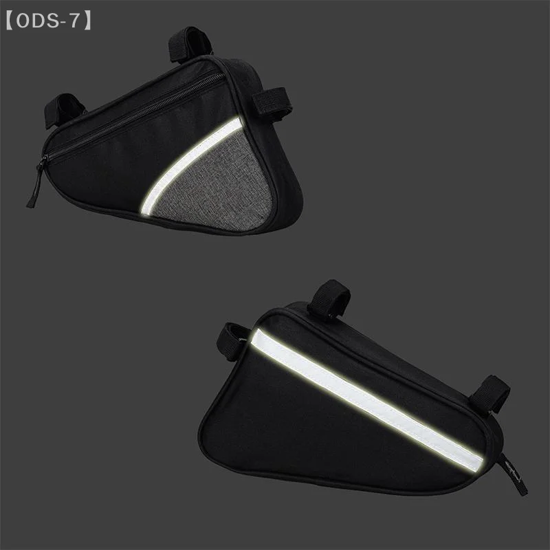 【ODS-7】Waterproof Triangle Front Bike Bag Compatible With Mountain And Road Bikes Handlebar Mounted