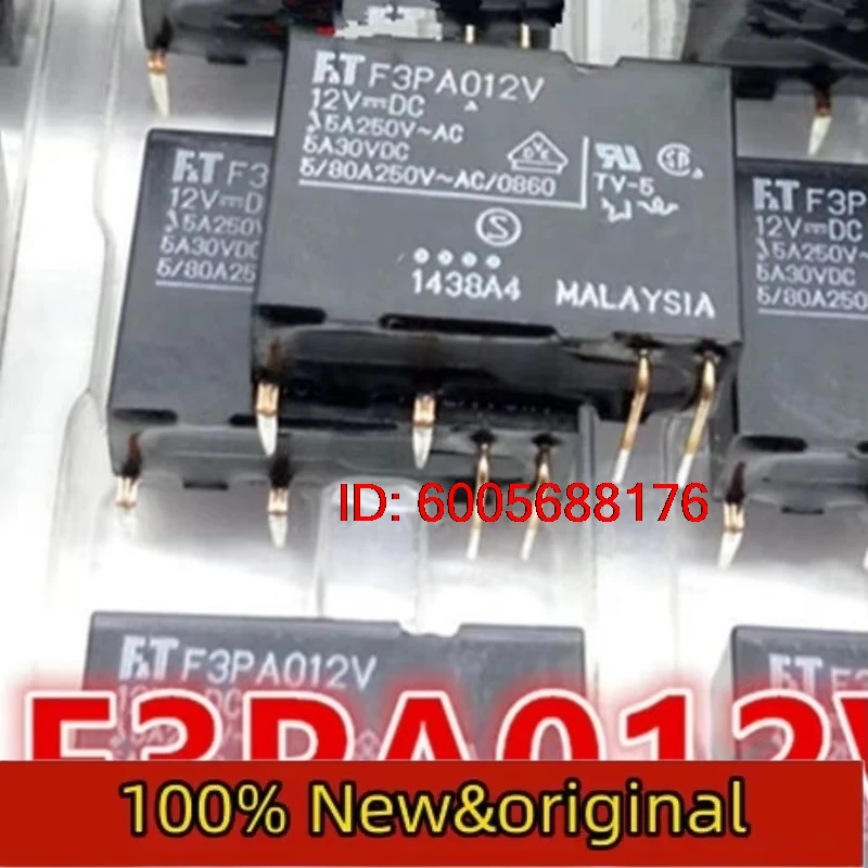 5pcs New Relays FTR-F3PA005V F3PA005V F3PA012V 4PINS 5A 5VDC Relay 12V