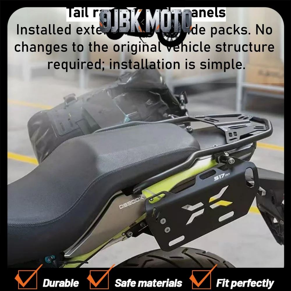 【Perfect fit】Motorcycle side bag bracket, rear rack, and side bag panel modification accessories suitable for VOGE DS900X and 90