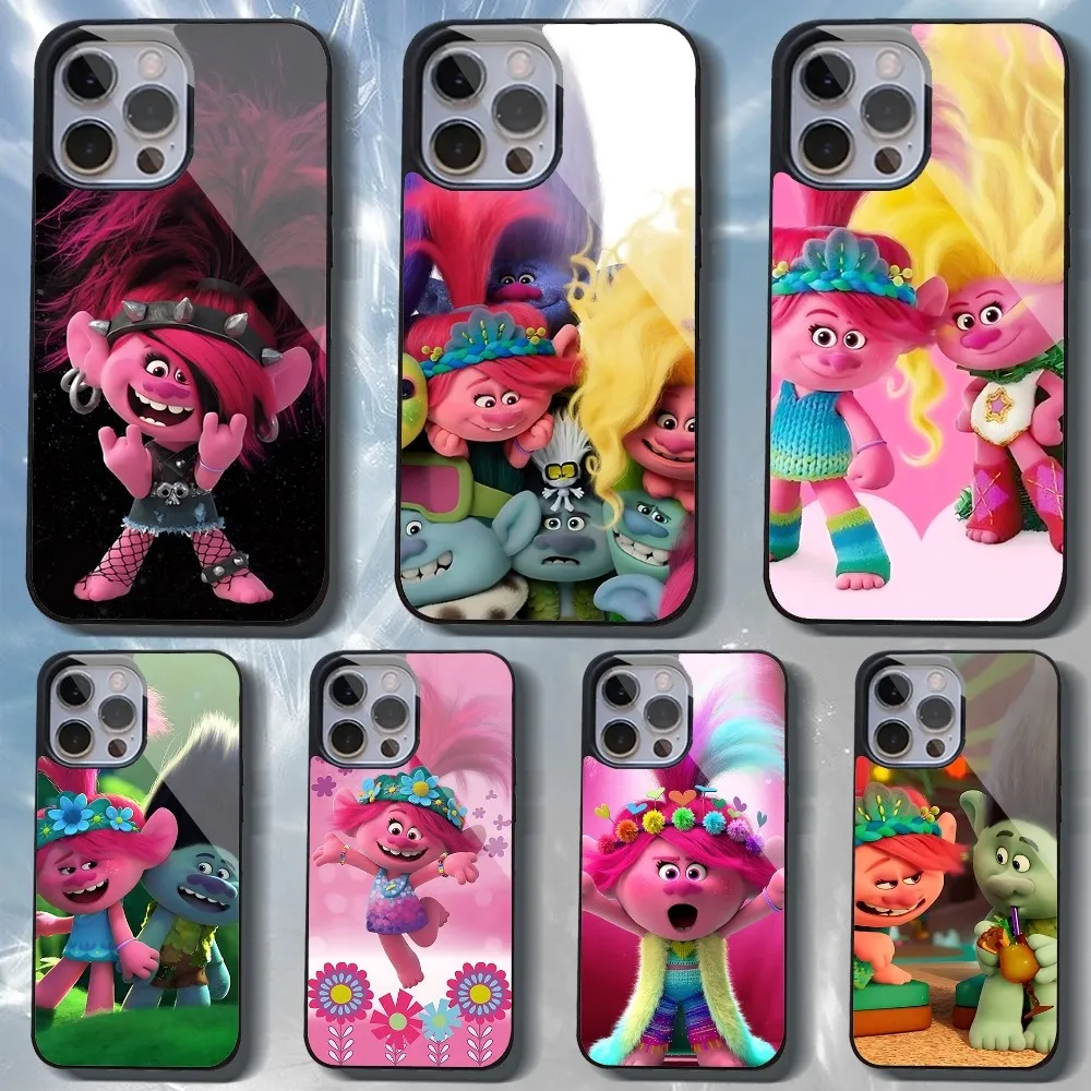 

T-Trolls Cartoon Phone Case For IPhone 16 15 14 13 Pro Max 11 12 Mini Alex Mirror For Magsafe Wireless Charging Cover