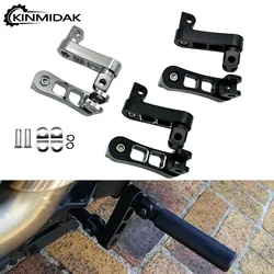 1 Pair Motorcycle Adjustable Passenger Footpegs Highway Pegs Male Mount Kit Foot Peg Clamp Support Extensions Bracket For Harley