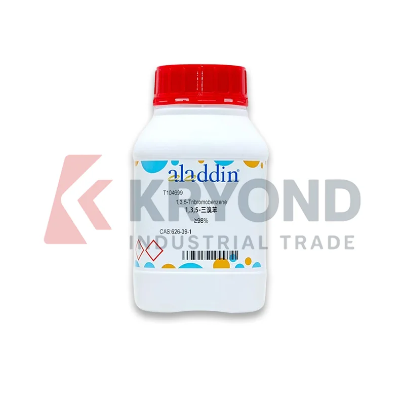 Aladdin T104699 1 3 5 Tribromobenzene CAS 626-39-1 Lab Reagent Organic Research Material Analytical Grade 25g Synthesis Lab Use