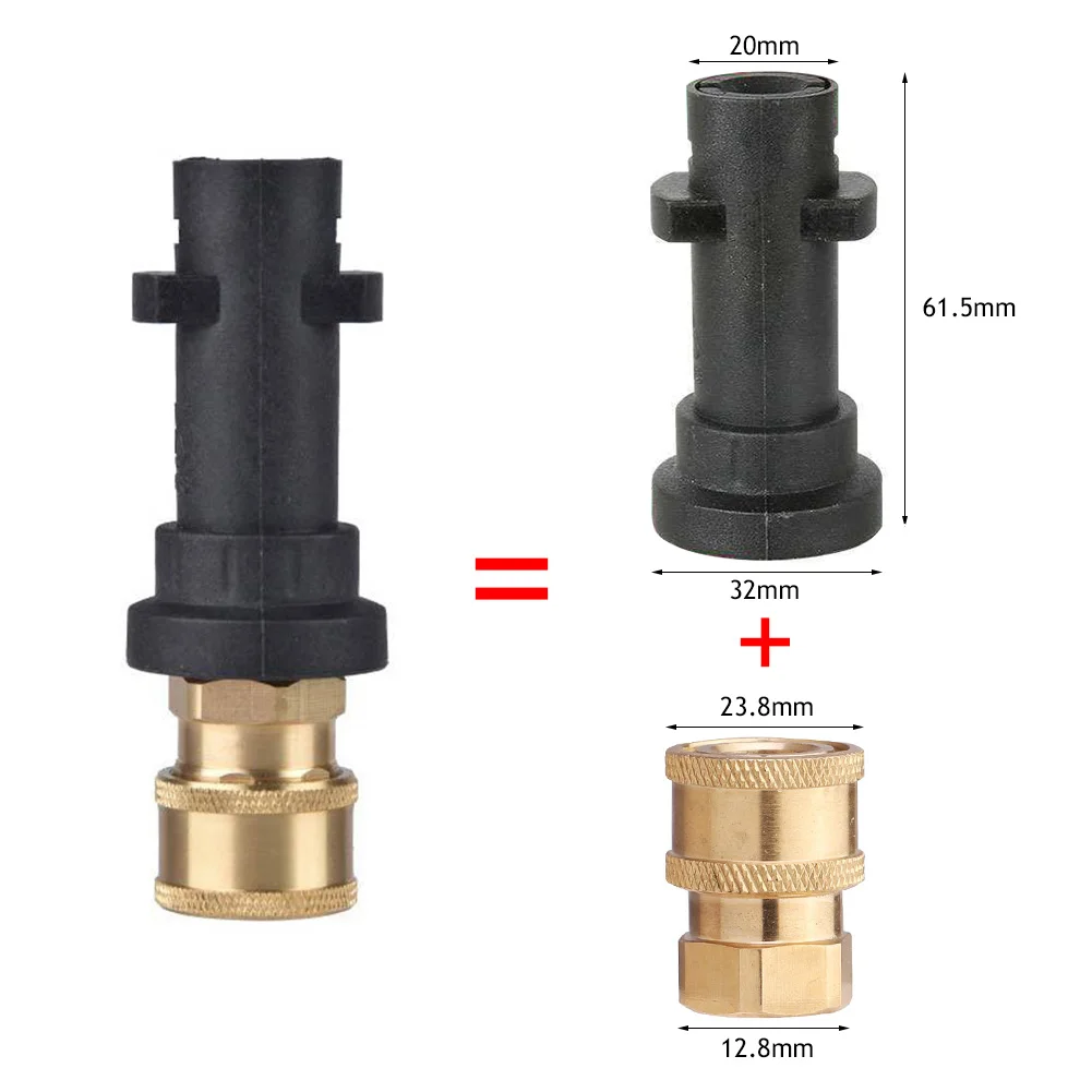 Car High Pressure Gun Washer Nozzles For Karcher K K2 K3 K4 K5 K6 Foam Clean Tool Adapter 12mm Motorcycle Automotive Accessories