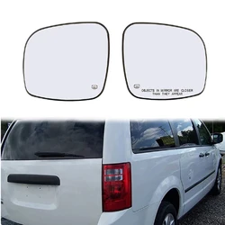 Fit Chrysler Town & Country LX S For Dodge Grand Caravan Crew R/T SE Heated Car Rear View Mirror Glass Flat With Backing Plate