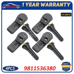 TPMS Tyre Pressure Monitoring Sensor 9811536380 For Citroen C4 B53 Picasso B58 DS4 B75 DS5 B81 433Mhz 9673860880
