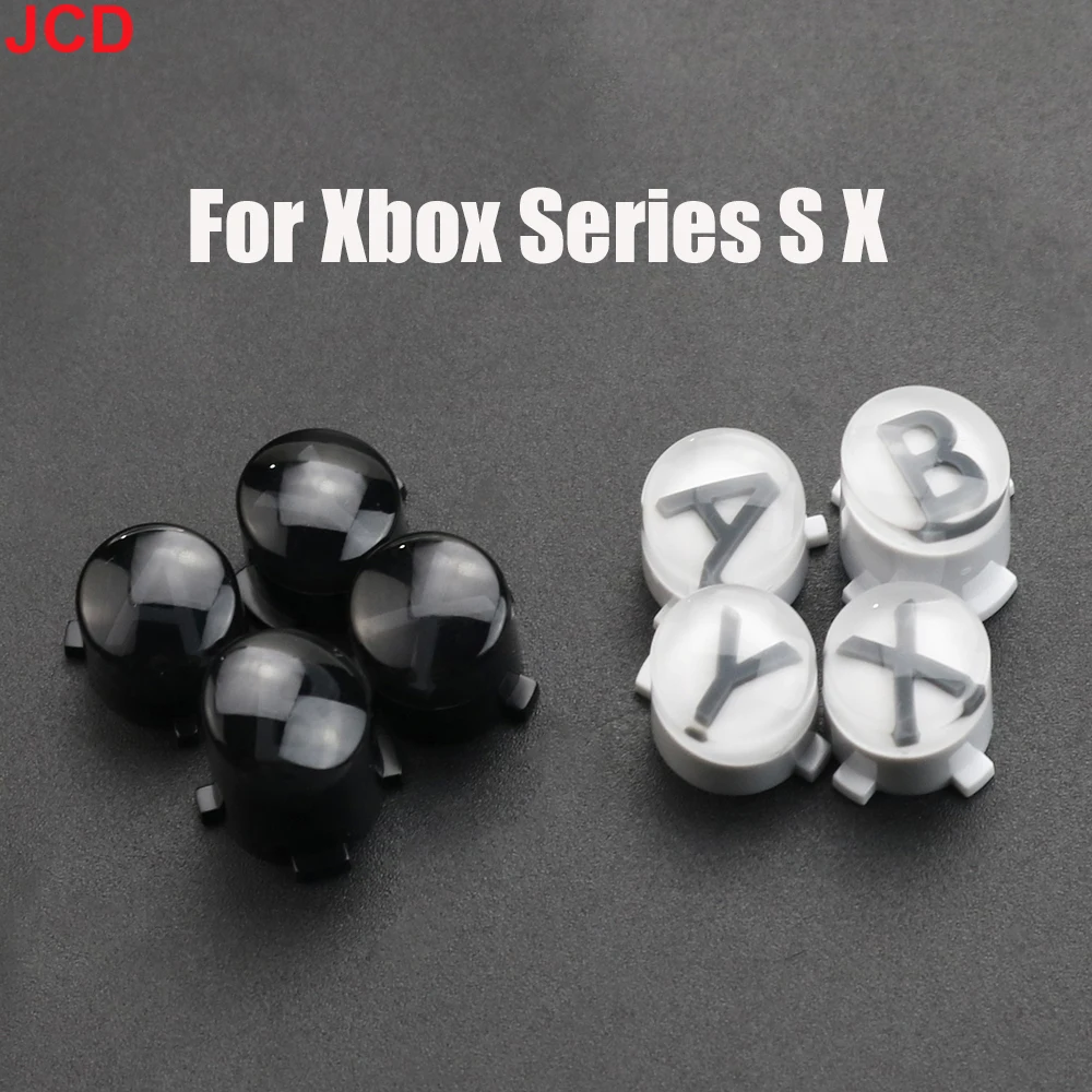 JCD 1 zestaw części zamiennych do kontrolera Microsoft Xbox Series S X XSX A B X Y Przewodnik Home Buttton